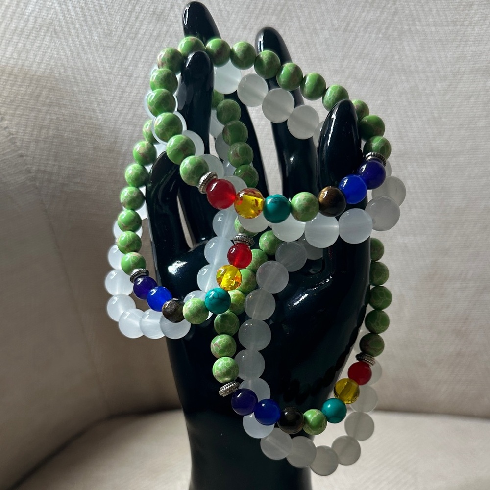 Bracelet Colorful Beaded Bracelet Set Of (6)